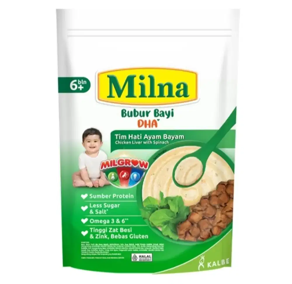 MILNA Bubur Bayi Tim Hati Ayam Bayam Box