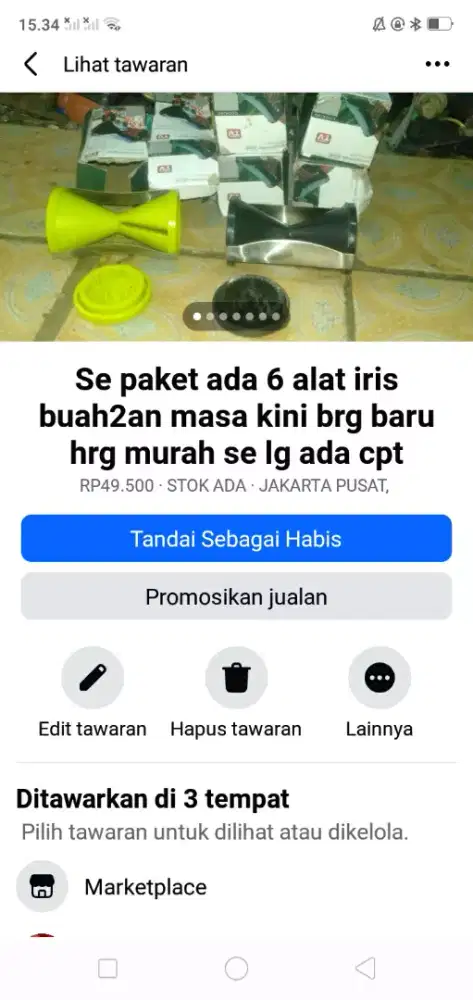 Se paket alat iris mdl buah dll brg baru hrg murah se lg ada cpt murah