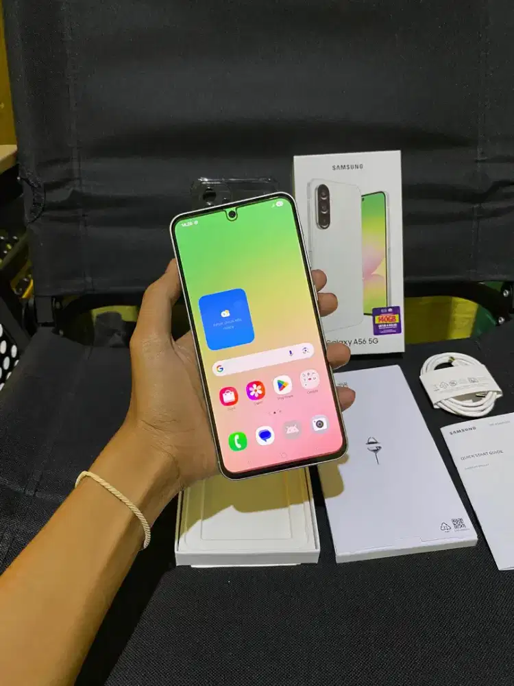 SAMSUNG A56 5G + ADAPTOR ORIGINAL , BARU 3 BLN