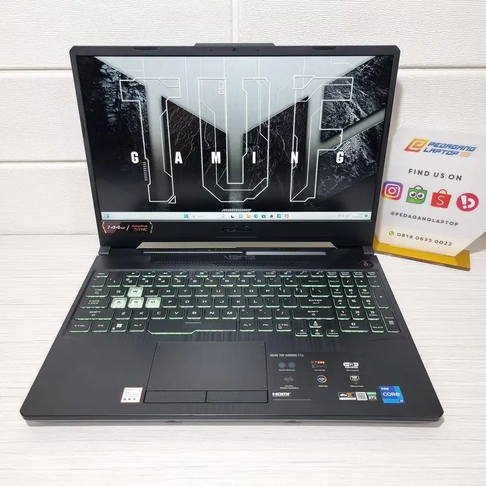 Asus Tuf Gaming F15 FX506HC Core i7-11600H 16/512GB RTX 3050