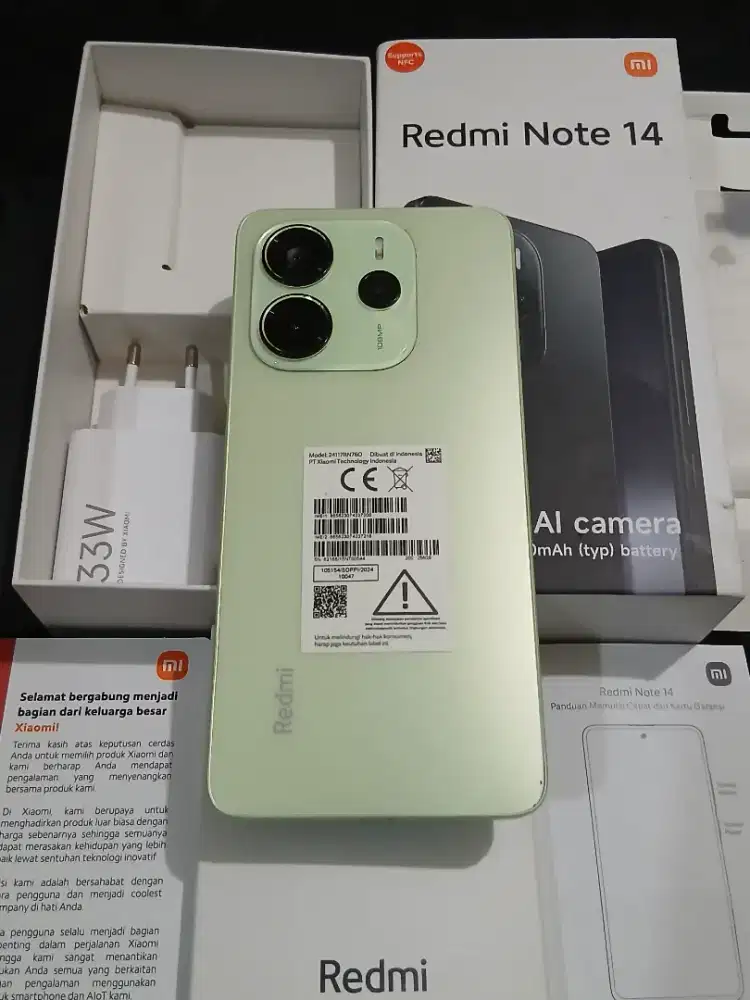 Redmi Note 14 Nfc 8+8/256 Fullset Full Orian Mulusss