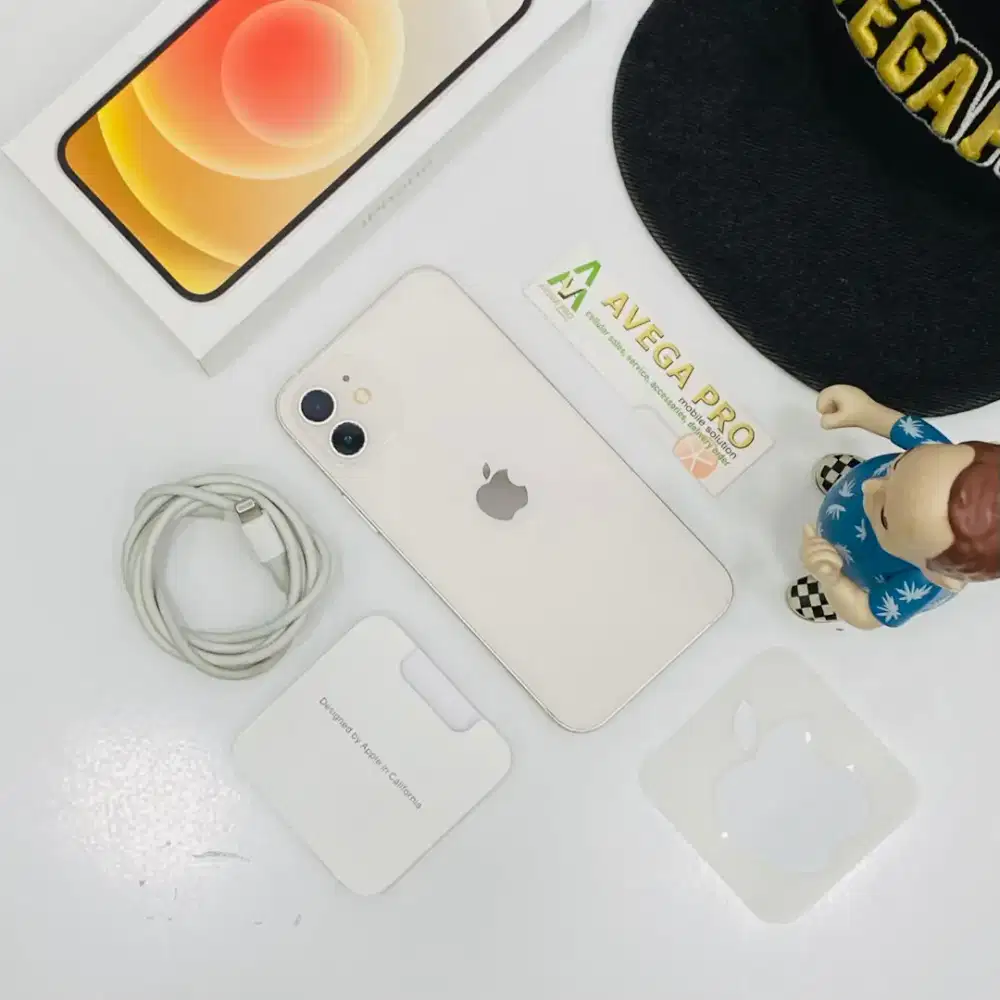 Iphone 12 128gb white second mulus jual cepet !!