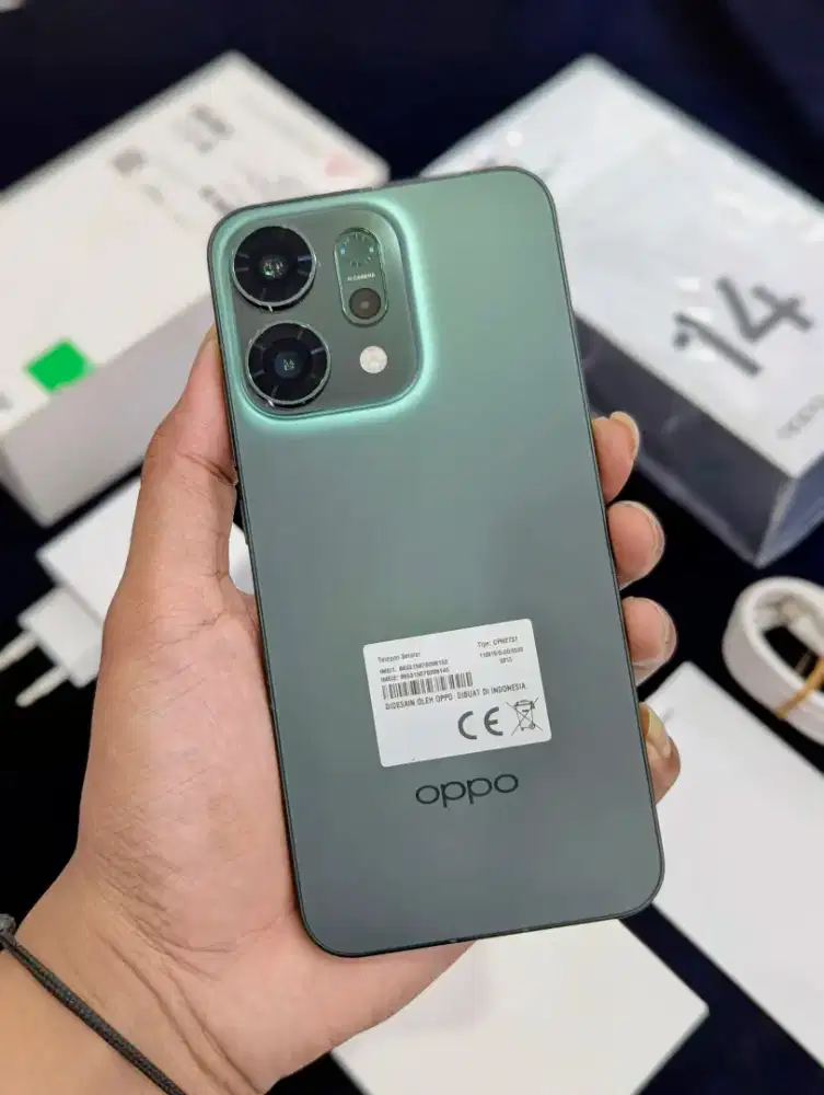 Oppo Reno 14 5G 12/256 Fulset mulus Pemakaian Singkat Garansi on