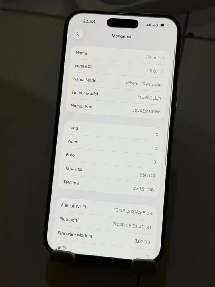iPhone 15 pro max 256GB