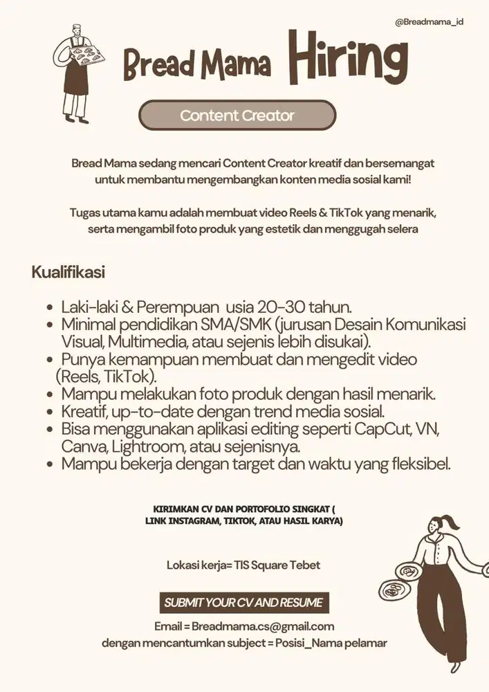 Loker Staff finance & conten creator