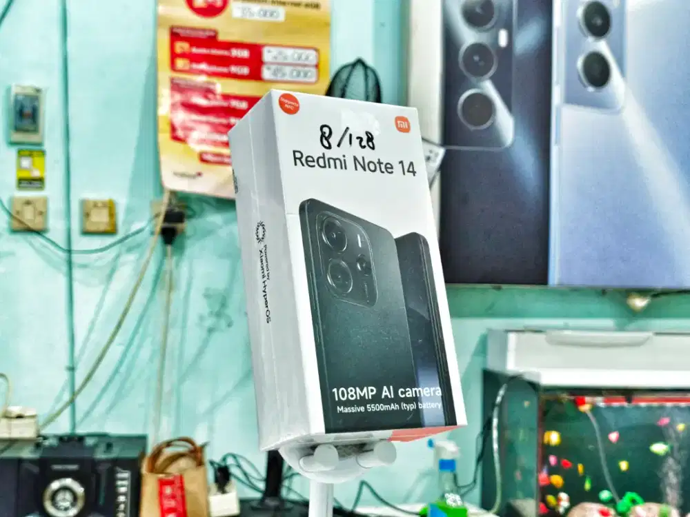 REDMI NOTE 14 4G 8/256 NEW SEGEL PROMO TERMURAH