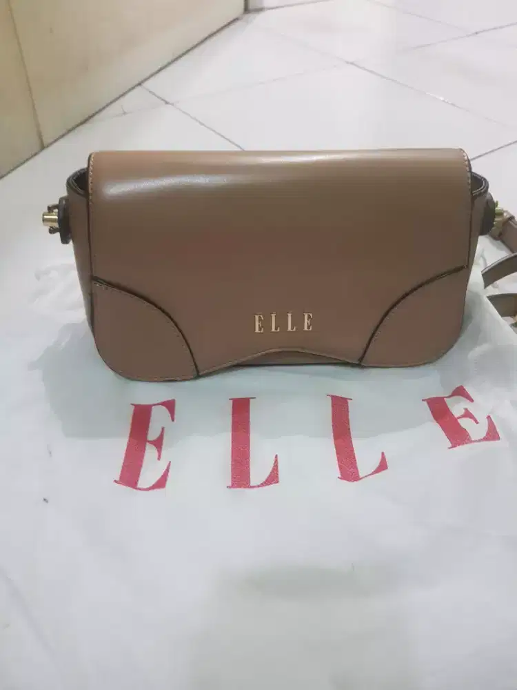 Tas Elle warna Beige