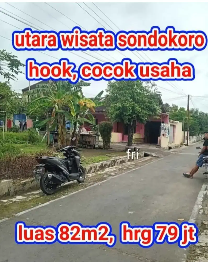 Jual tanah lokasi Karanganyar luas 82mtr harga 79jt net pas