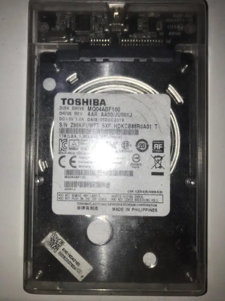 Hardisk eksternal Toshiba
