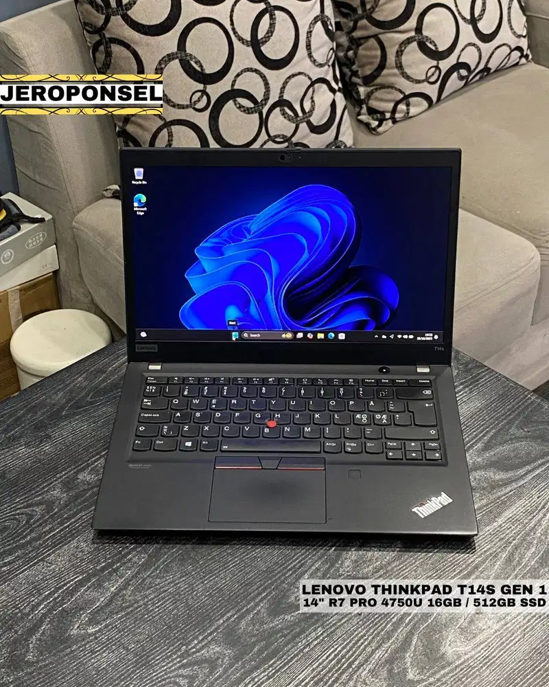LENOVO THINKPAD T14S 14 AMD Ryzen 7 PRO 4750U 16GB / 512GB SSD MULUS