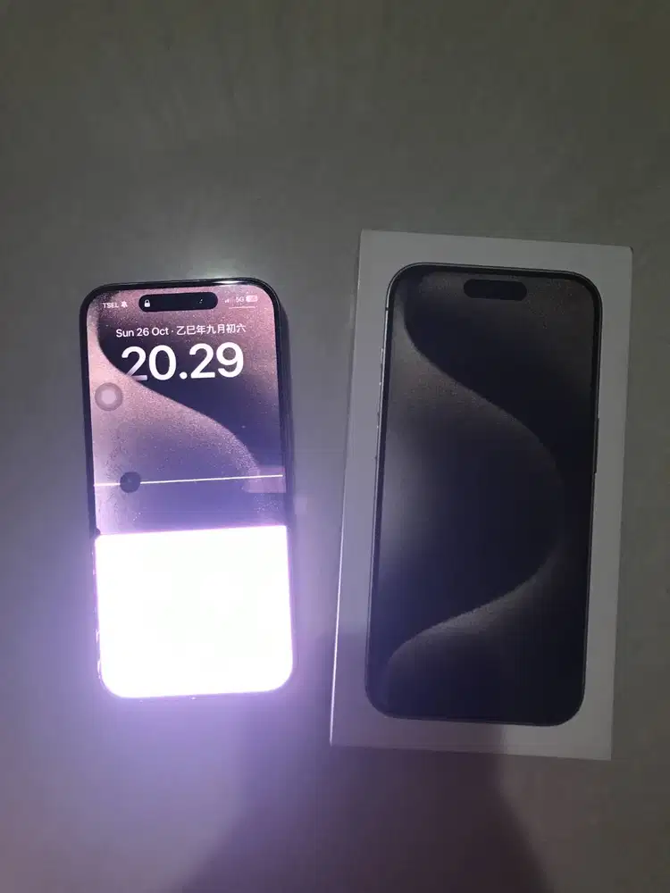 IPHONE 15 PRO (+BOX) minus layar lcd
