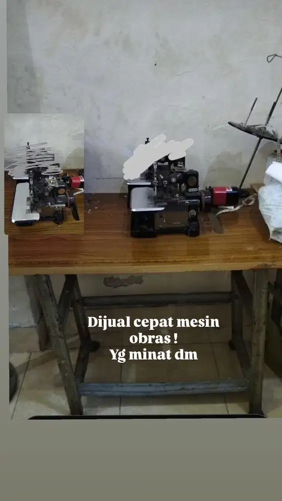 Jual mesin jahit bekas