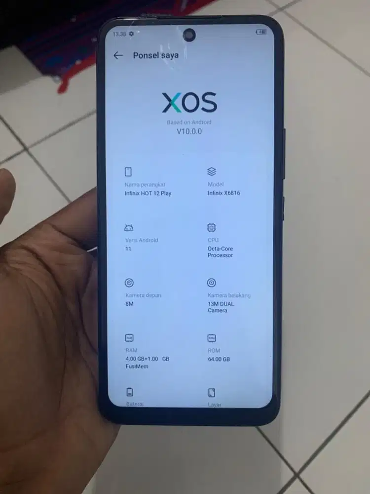 Infinix hot 12 paly