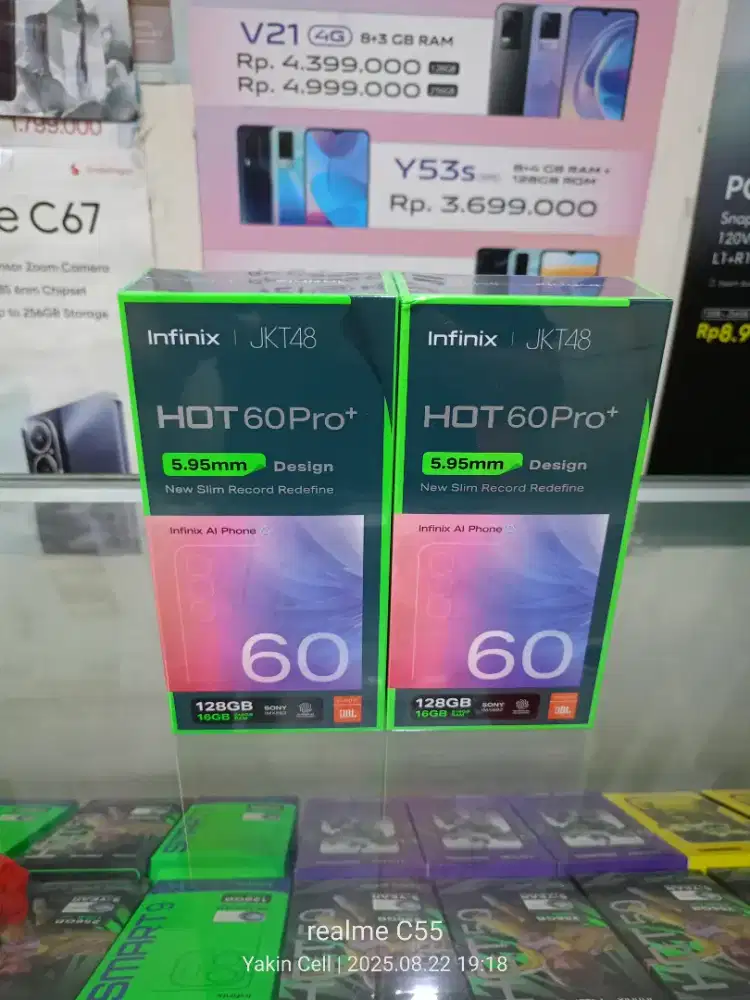 Infinix Hot 60 Pro Plus 8/128 GB Layar Curved Helio G200 Garansi Resmi