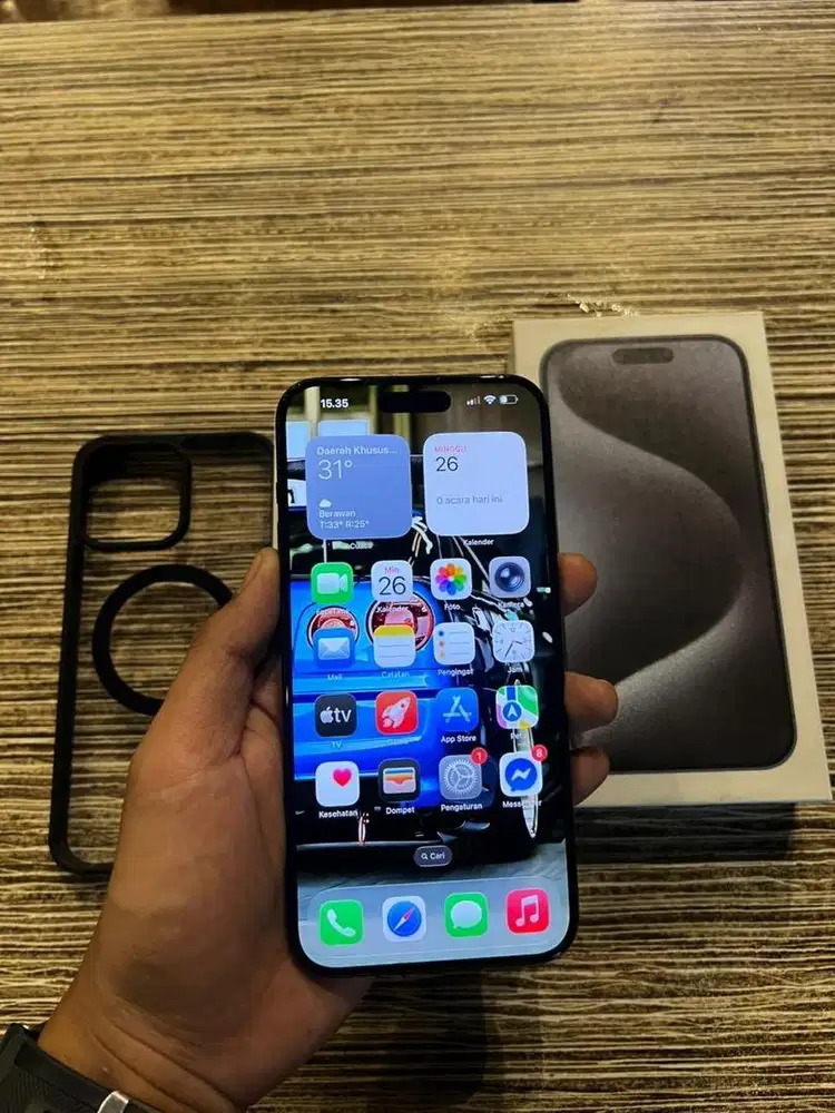 iphone 15 promax 256Gb bluetitanium
