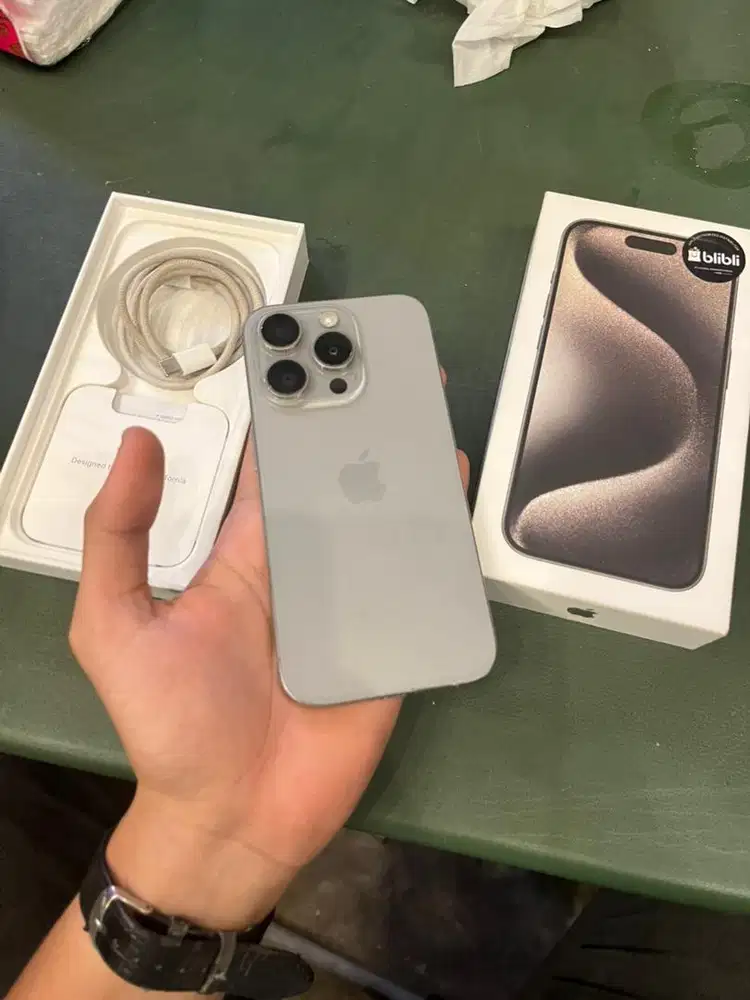 Iphone 15 Pro 128 Natural Titanium Iboxx