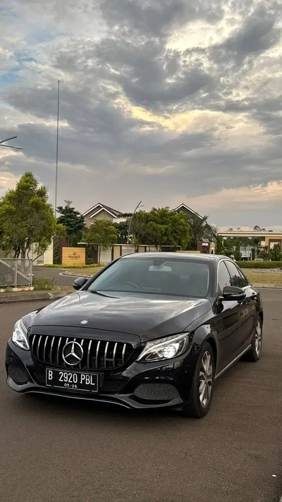Mercedes Benz C200 2016 AVG Black Hitam 2017 Mercy C200 2015 Jual Bu