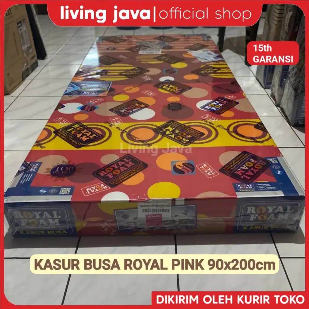 [PRODUK BARU] Kasur Busa Royal Stamina Pink 90x200
