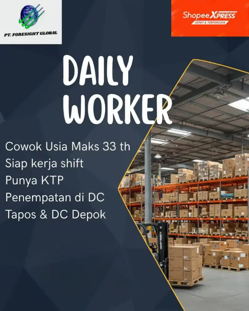 Loker DW sorter SPX Depok