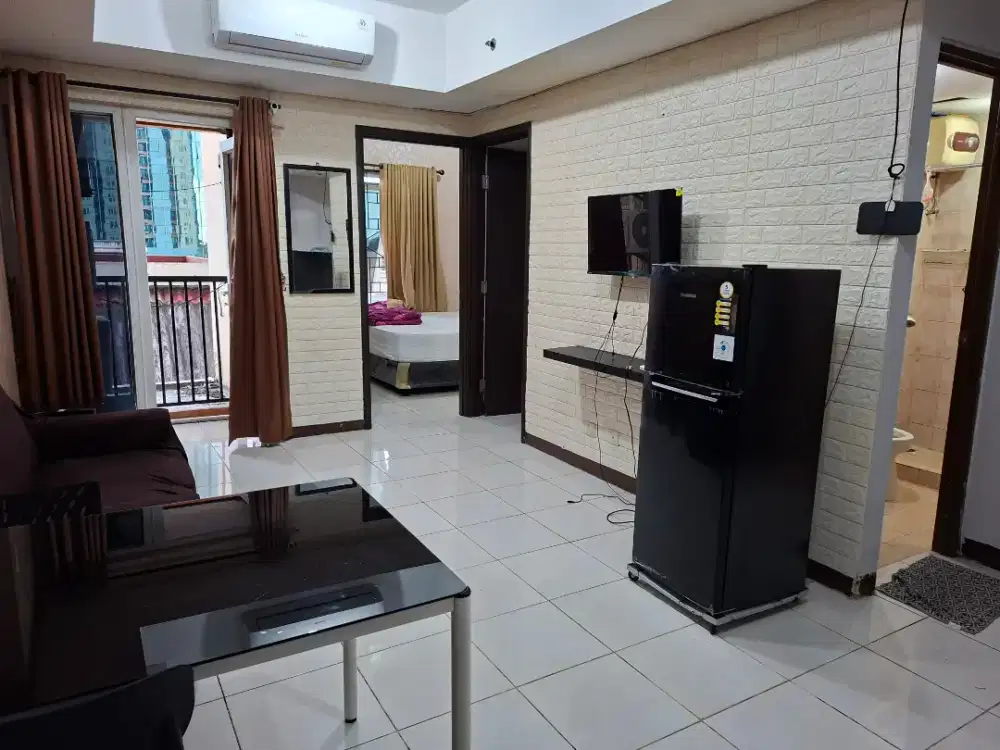 SEWA BULANAN  2BR 50M2 APARTEMEN BOUTIQUE KEMAYORAN FURNISHED lantai 7