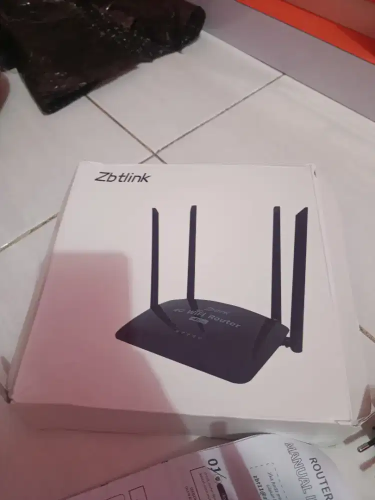 Router waffi 4 antena.. Baru.Fulset