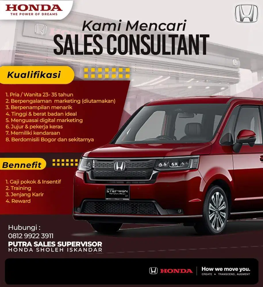 Sales & Marketing Honda