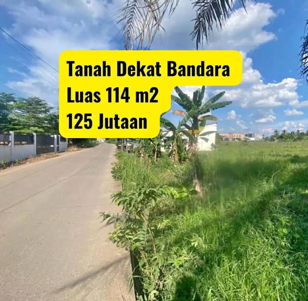 JUAL TANAH DEKAT BANDARA KOTA PALEMBANG