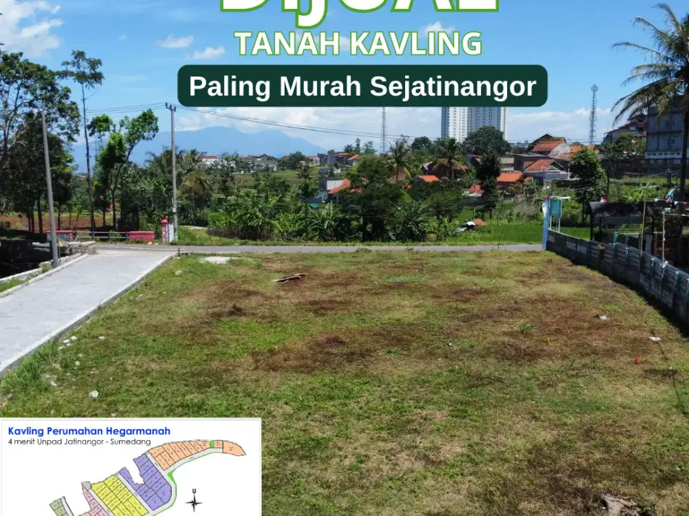 Kavling Premium Jatinangor Muka 7-9 Meter, Dekat Kemana-mana!!