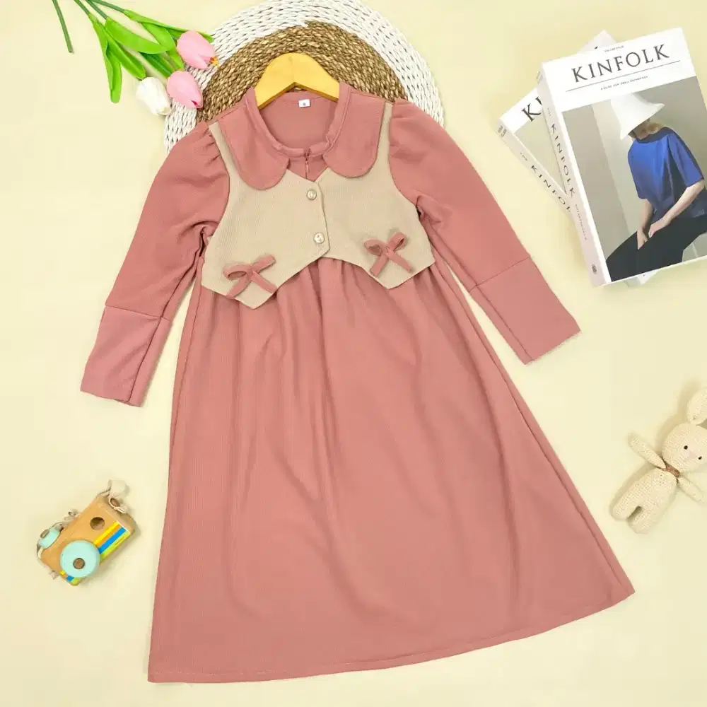 Gamis anak nastya usia 2-6tahun