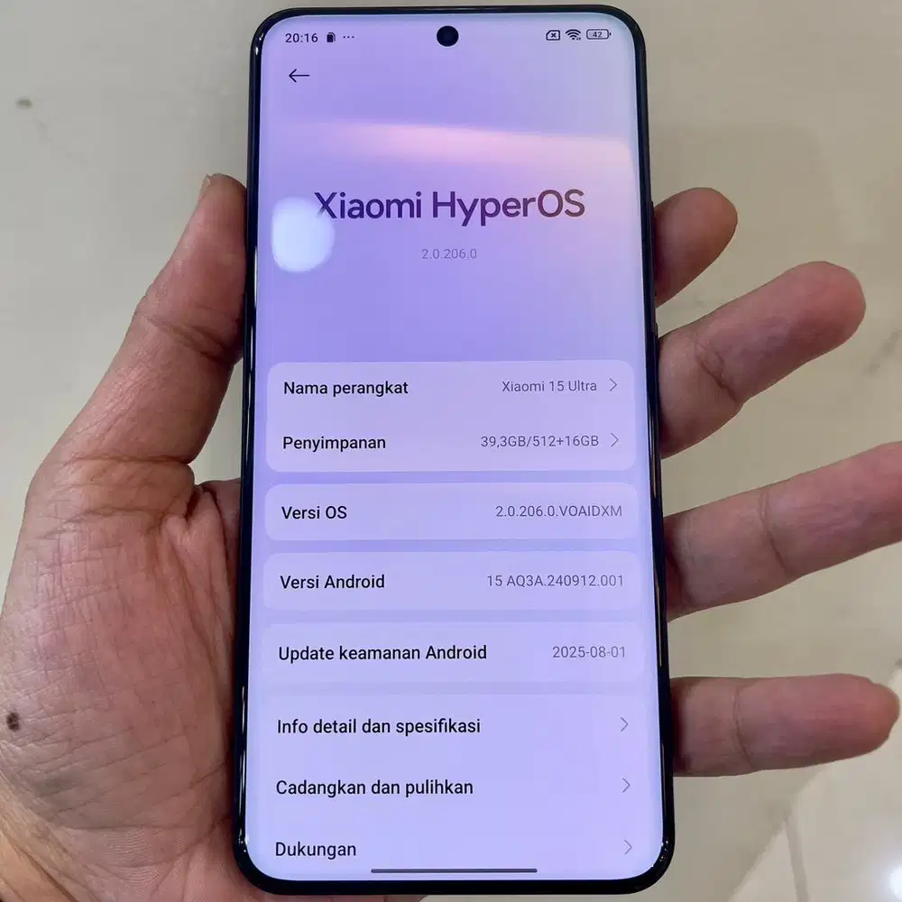 Xiaomi 15 ultra ram 16 / 512 resmi fullset ori garansi