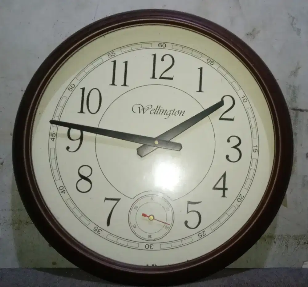 Jual Jam Dinding WELLINGTON, Dua Mesin Asli Japan.