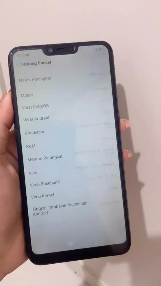 Di jual Oppo A3s
