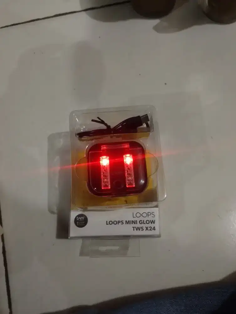 Headset bluetooth LOOPS Mini Glow TWS X24.