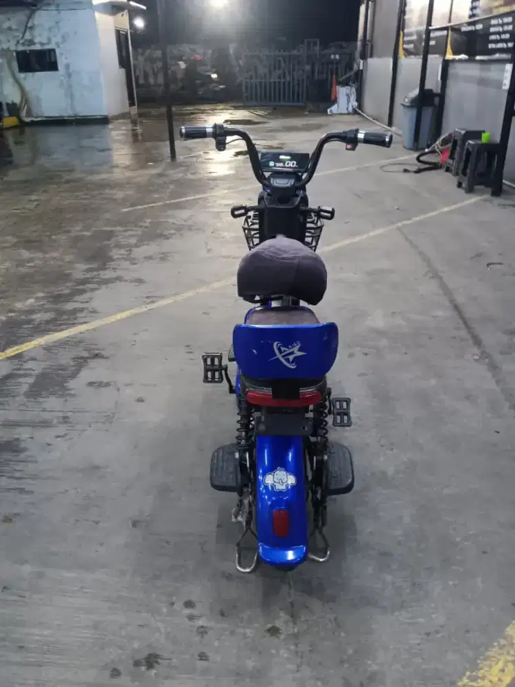 Sepeda listrik dan chager