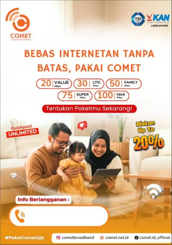 Silakan Bergabung Dengan Team Comet