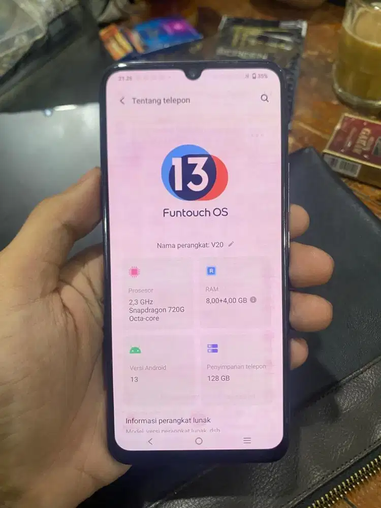 Vivo v20 8/128gb normal