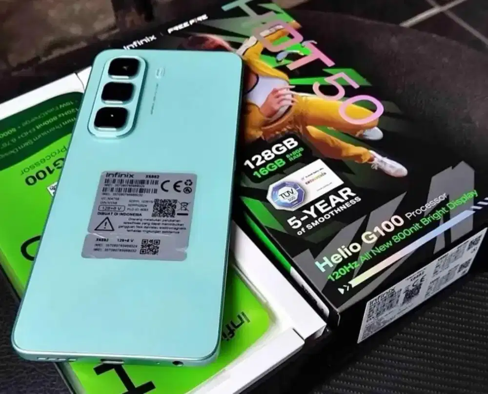 INFINIX HOT 50 NFC RAM 8+8/128 MULUS FULLSET ORI