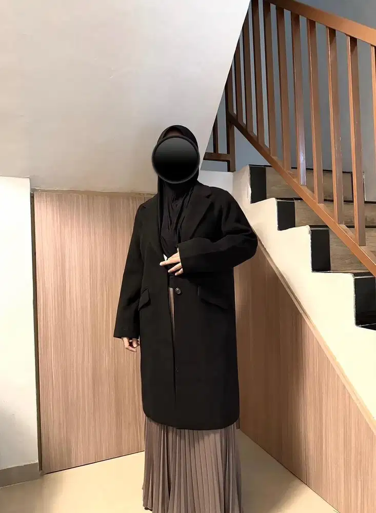 Coat Winter Tebal Black Azul by Moussy LD 100-105