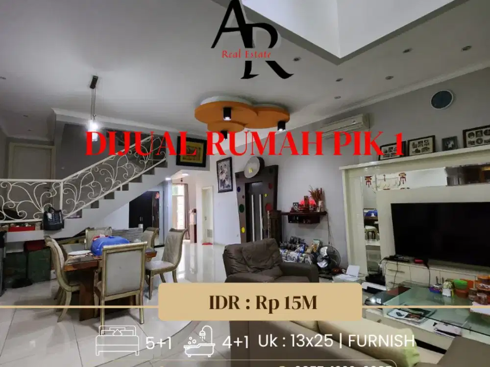 DIJUALcepat Rumah PIK 1 Posisi di raya boulevard