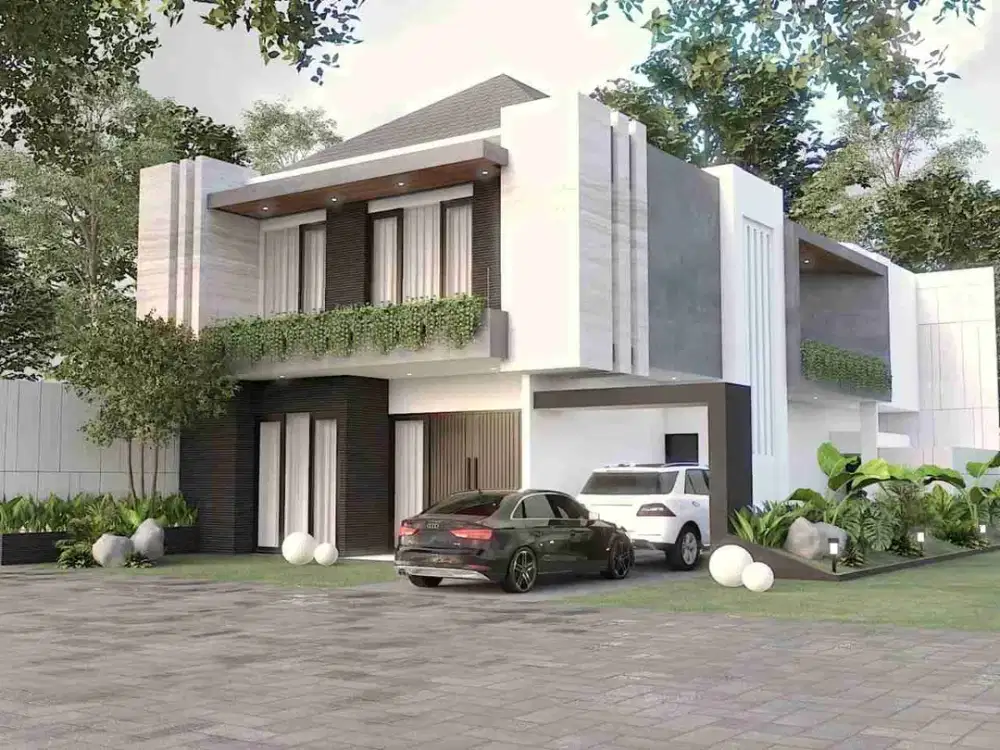 Rumah Baru Citraland Raffles Garden Bagus Minimalis Luas 12x24