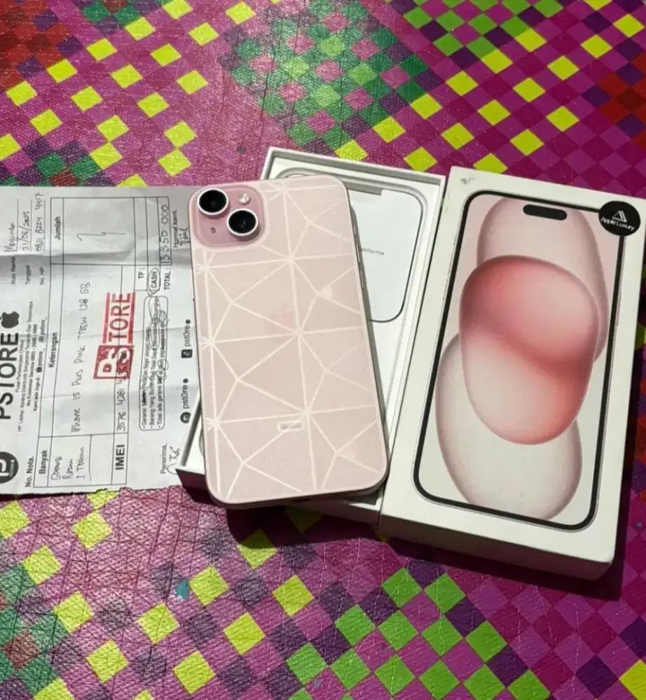 IPHONE 15 PLUS 128 RESMI IBOX
