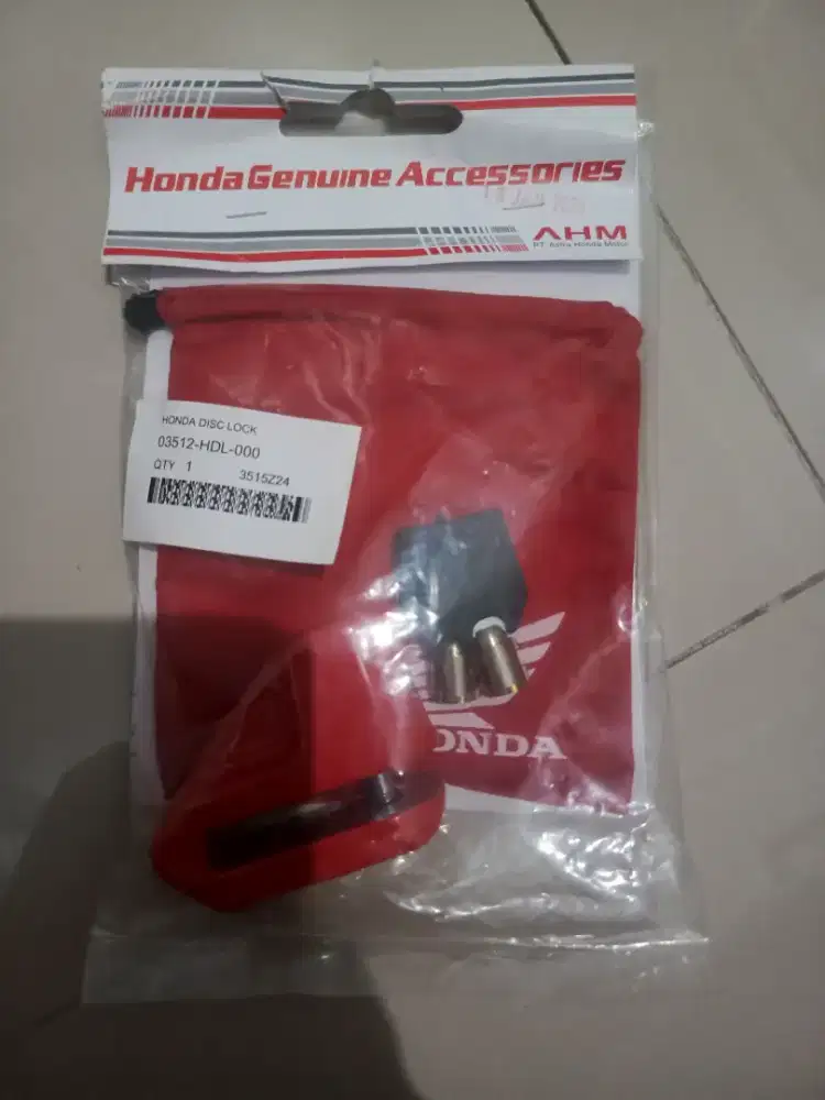 Gembok cakram ori honda baru