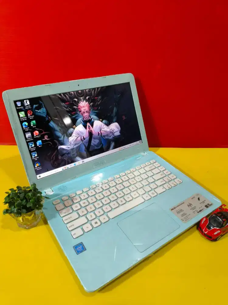 [SSD] Laptop Slim Ringkes Asus Vivobook Sky Blue Intel siap Cod