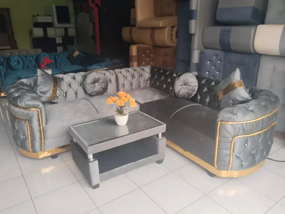 Sofa turki minimalis abu