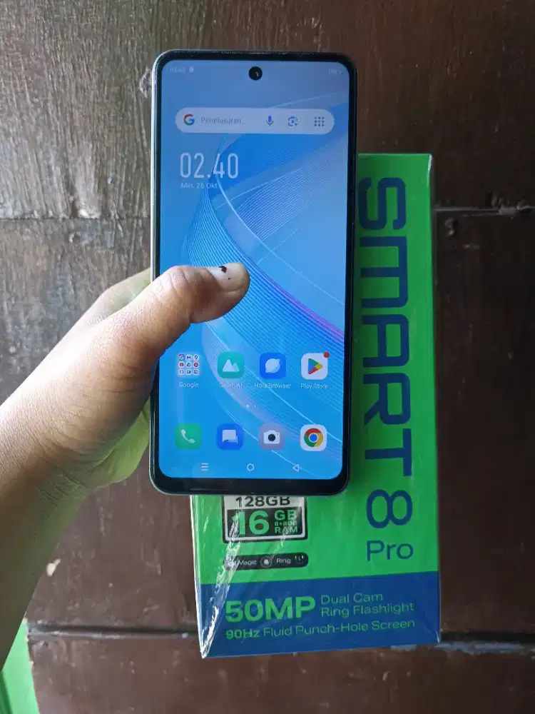 INFINIX SMART 8 PRO FULLSET 8+8/128