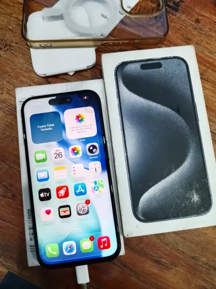 Iphone 15 Pro 128GB iBox minus layar & Baterai ( plp )
