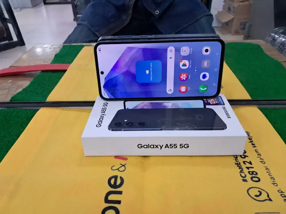 Samsung A55 5G Ram 8 /256 gb lengkap normal no kendala