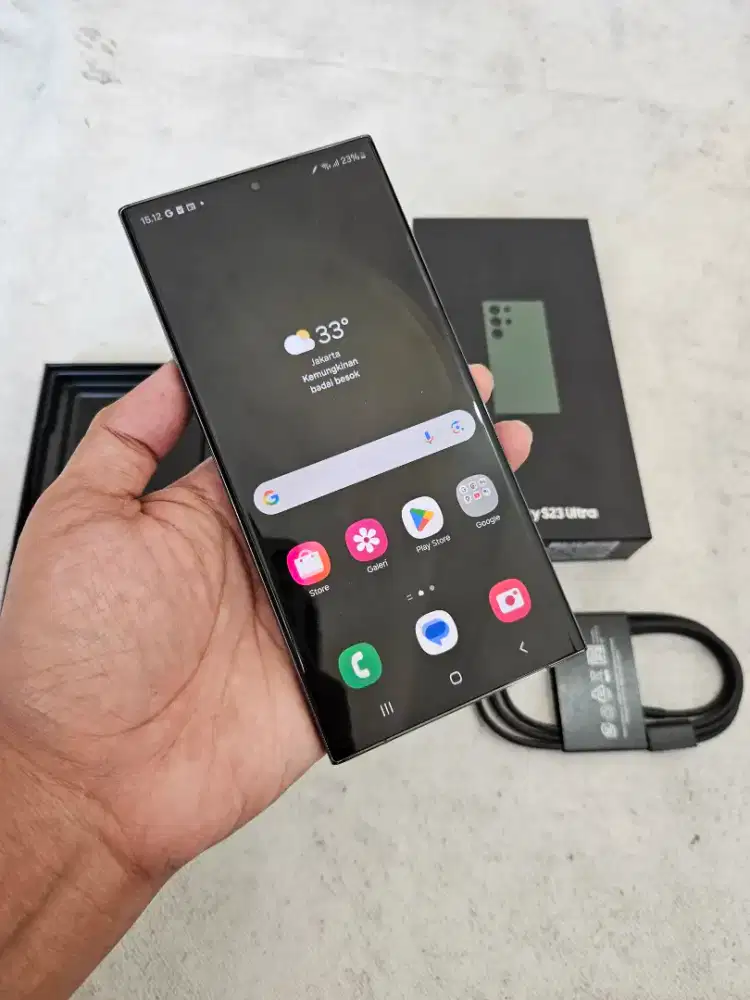 Samsung S23 Ultra Green 12/512gb Grs sein