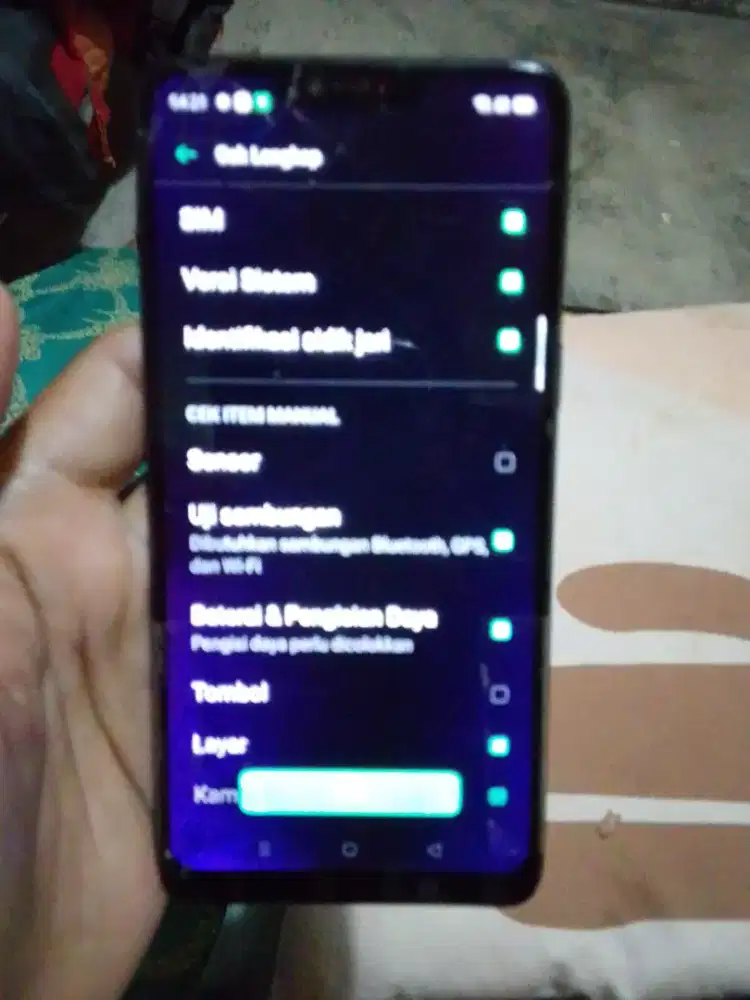 Jual Oppo F7 second kondisi seadanya