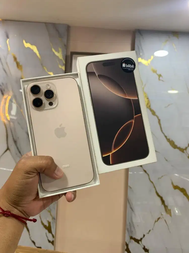 Iphone 16 promax 256gb ibox on mei 2026 bh 100% cc 75 warna dessert